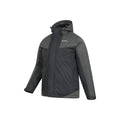 Black-Gray - Side - Mountain Warehouse Mens Dusk III Ski Jacket