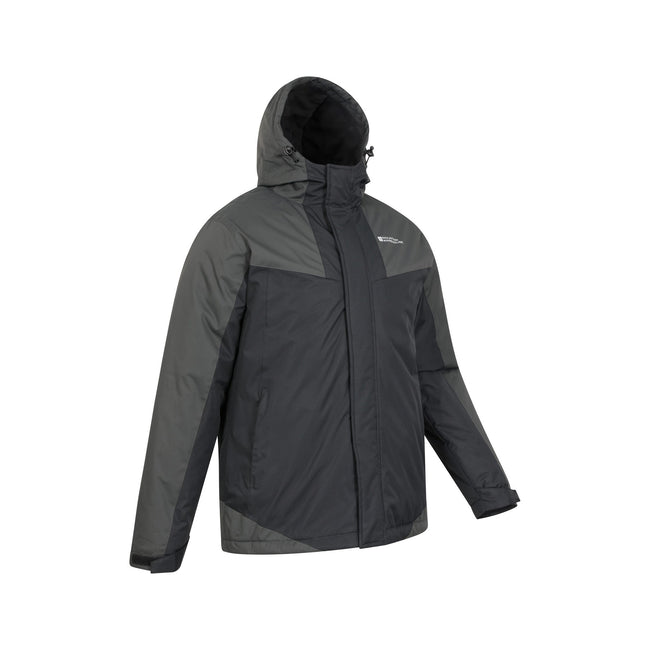 Black-Gray - Lifestyle - Mountain Warehouse Mens Dusk III Ski Jacket