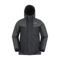Black-Gray - Front - Mountain Warehouse Mens Dusk III Ski Jacket