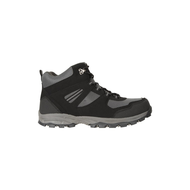 Black - Pack Shot - Mountain Warehouse Mens Mcleod Wide Walking Boots