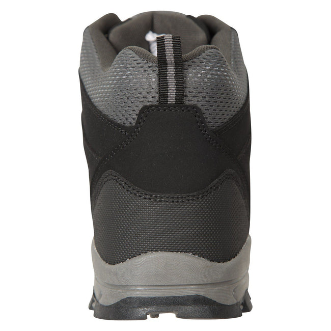 Black - Back - Mountain Warehouse Mens Mcleod Wide Walking Boots