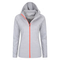 Gray - Pack Shot - Mountain Warehouse Womens-Ladies Dynamic Chakra IsoCool Hoodie