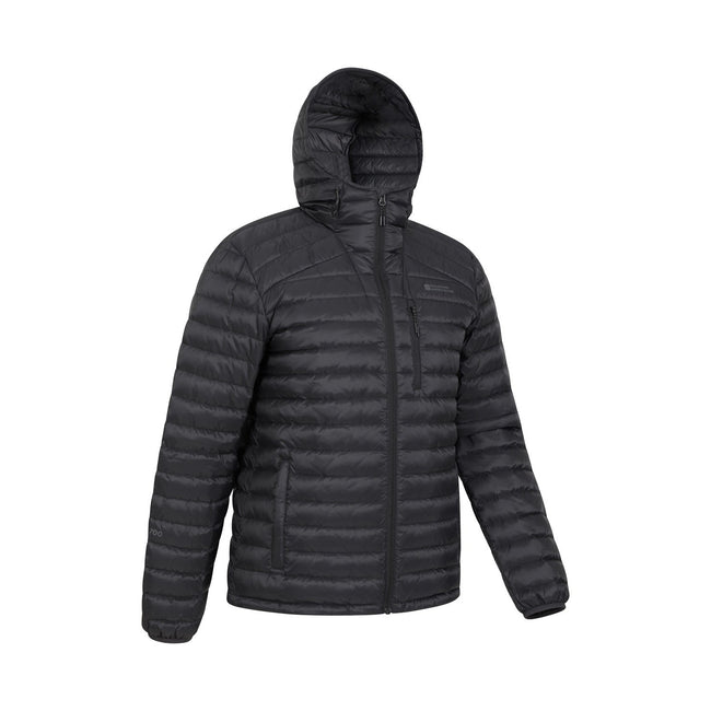 Jet Black - Lifestyle - Mountain Warehouse Mens Henry II Extreme Down Filled Padded Jacket