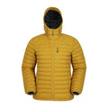 Soft Yellow - Front - Mountain Warehouse Mens Henry II Extreme Down Filled Padded Jacket