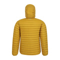 Soft Yellow - Back - Mountain Warehouse Mens Henry II Extreme Down Filled Padded Jacket