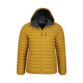 Soft Yellow - Pack Shot - Mountain Warehouse Mens Henry II Extreme Down Filled Padded Jacket
