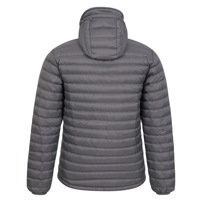 Gray - Side - Mountain Warehouse Mens Henry II Extreme Down Filled Padded Jacket
