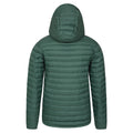Dark Green - Back - Mountain Warehouse Mens Henry II Extreme Down Filled Padded Jacket