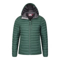 Dark Green - Lifestyle - Mountain Warehouse Mens Henry II Extreme Down Filled Padded Jacket