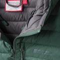 Dark Green - Pack Shot - Mountain Warehouse Mens Henry II Extreme Down Filled Padded Jacket
