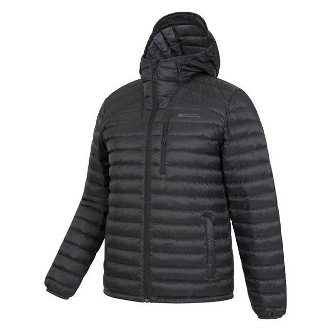 Black - Lifestyle - Mountain Warehouse Mens Henry II Extreme Down Filled Padded Jacket