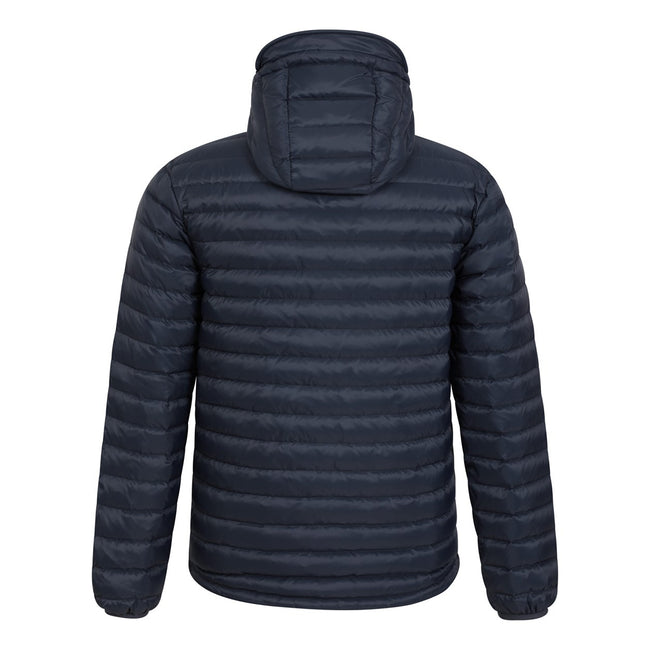 Navy - Side - Mountain Warehouse Mens Henry II Extreme Down Filled Padded Jacket