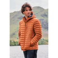 Rust - Front - Mountain Warehouse Mens Henry II Extreme Down Filled Padded Jacket