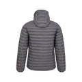 Charcoal - Back - Mountain Warehouse Mens Henry II Extreme Down Filled Padded Jacket