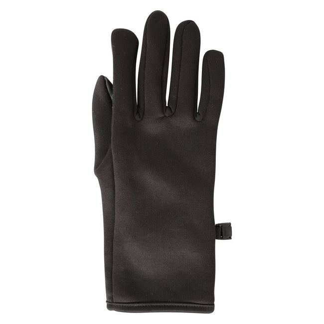 Black - Front - Mountain Warehouse Mens Wind Resistant Fleece Lined Winter Gloves
