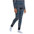 Teal - Front - Mountain Warehouse Womens-Ladies Patterned Thermal Base Layers