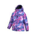 Purple - Lifestyle - Mountain Warehouse Childrens-Kids Snowdrop Ski Jacket