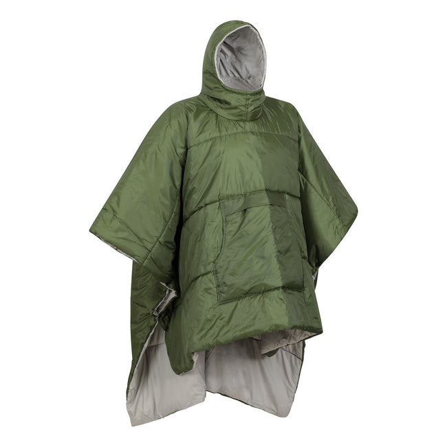 Green - Side - Mountain Warehouse Hoodie Blanket