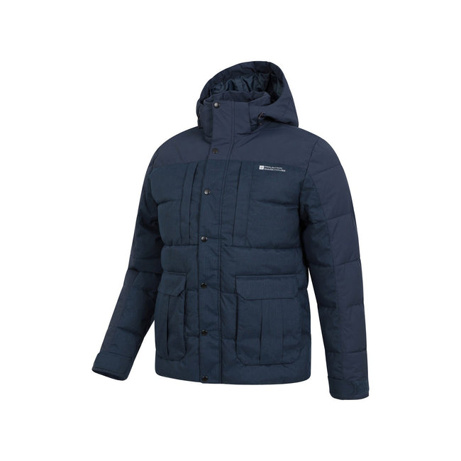 Navy - Lifestyle - Mountain Warehouse Mens Shock Padded Jacket