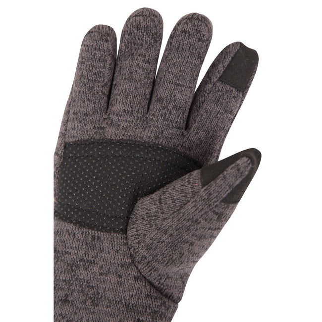Gray - Side - Mountain Warehouse Childrens-Kids Extreme Windproof Waterproof Gloves