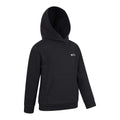 Black - Side - Mountain Warehouse Childrens-Kids Overhead Hoodie