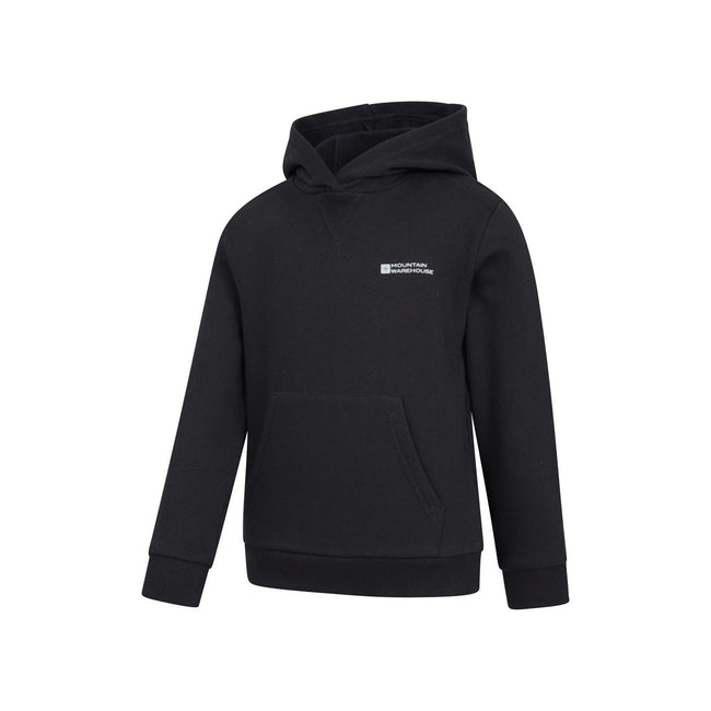 Black - Lifestyle - Mountain Warehouse Childrens-Kids Overhead Hoodie