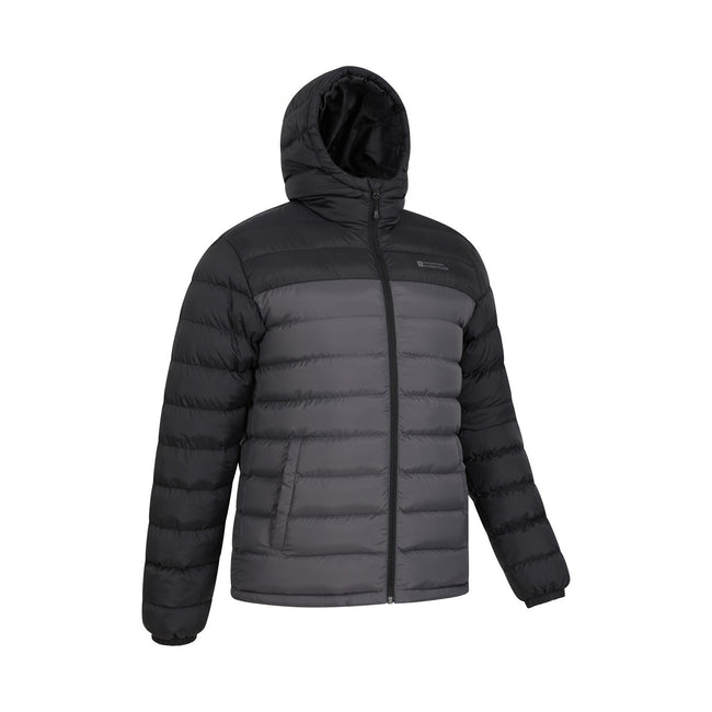 Gray - Side - Mountain Warehouse Mens Seasons II Padded Jacket