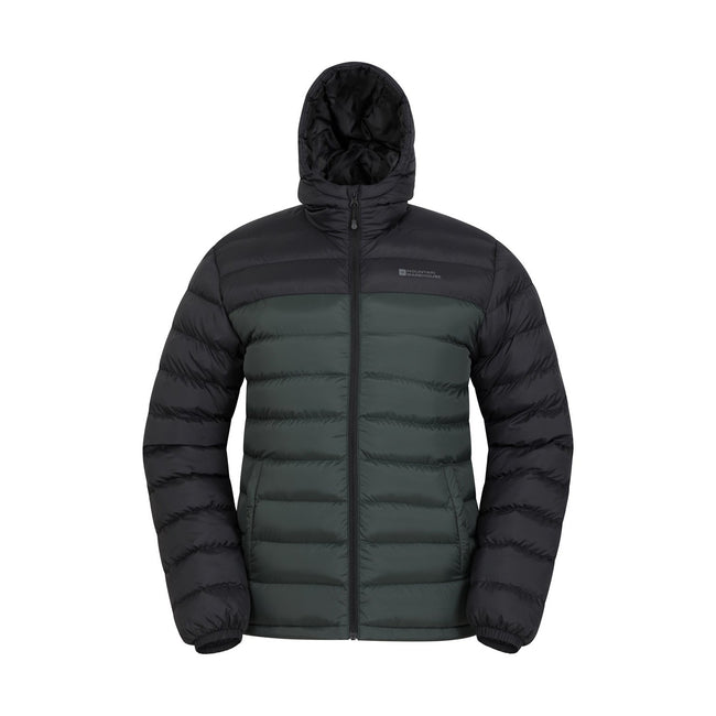 Green - Front - Mountain Warehouse Mens Seasons II Padded Jacket