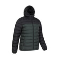 Green - Side - Mountain Warehouse Mens Seasons II Padded Jacket