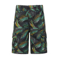 Green - Front - Mountain Warehouse Childrens-Kids Leaf Cargo Shorts