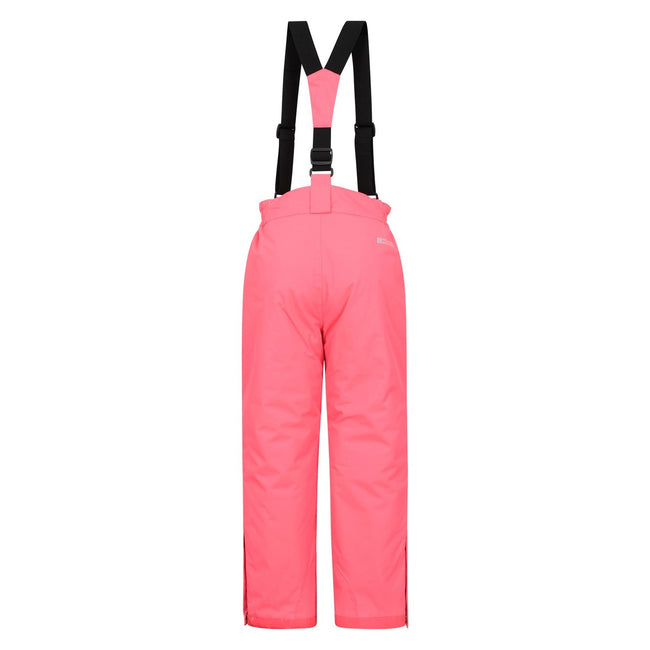 Dark Blue - Close up - Mountain Warehouse Childrens-Kids Ski Jacket & Trousers Set