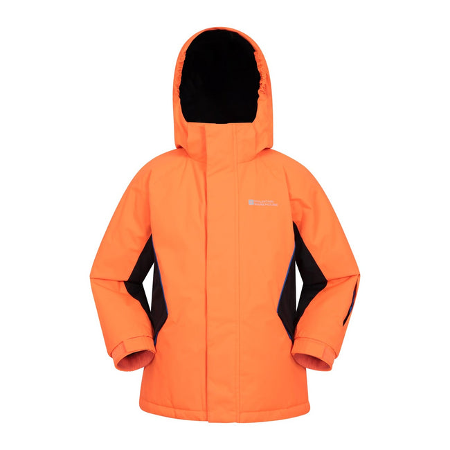 Bright Orange - Back - Mountain Warehouse Childrens-Kids Ski Jacket & Trousers Set