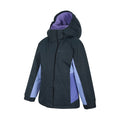 Dark Blue - Side - Mountain Warehouse Childrens-Kids Honey Ski Jacket