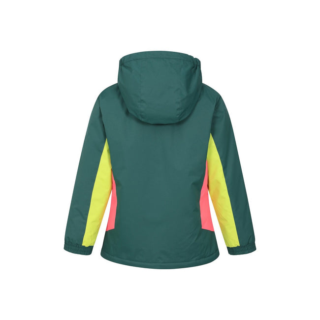 Forest Khaki - Back - Mountain Warehouse Childrens-Kids Honey Ski Jacket