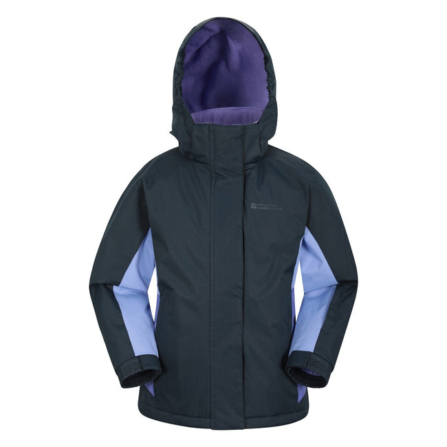 Dark Blue - Front - Mountain Warehouse Childrens-Kids Honey Ski Jacket