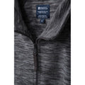 Charcoal - Pack Shot - Mountain Warehouse Mens Snowdon Marl Fleece Jacket