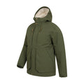 Green - Side - Mountain Warehouse Mens Coastline Borg Waterproof Jacket