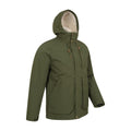 Green - Lifestyle - Mountain Warehouse Mens Coastline Borg Waterproof Jacket