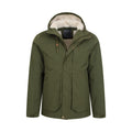 Green - Pack Shot - Mountain Warehouse Mens Coastline Borg Waterproof Jacket