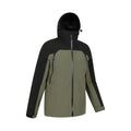 Khaki Green - Lifestyle - Mountain Warehouse Mens 3 Layer Waterproof Jacket