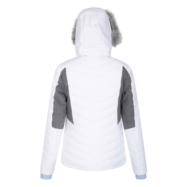 White - Back - Mountain Warehouse Womens-Ladies Powder Padded Ski Jacket