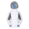 White - Front - Mountain Warehouse Womens-Ladies Powder Padded Ski Jacket