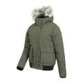 Khaki Green - Side - Mountain Warehouse Womens-Ladies Franklin Padded Bomber Jacket