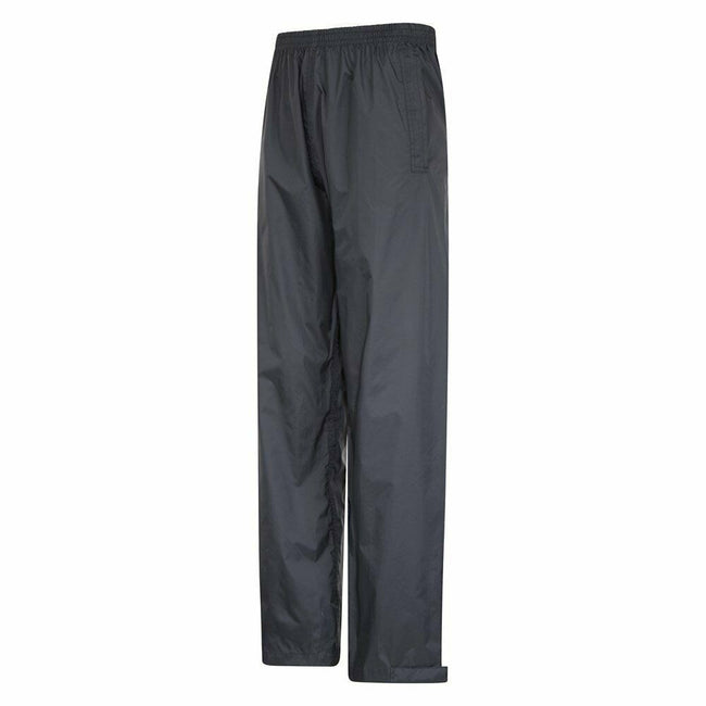 Black - Side - Mountain Warehouse Mens Downpour Waterproof Pants