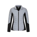 Silver - Pack Shot - Mountain Warehouse Womens-Ladies Iso-Viz Reflective Padded Jacket