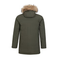 Khaki Green - Back - Mountain Warehouse Mens Traverse Hybrid Waterproof Jacket