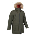 Khaki Green - Lifestyle - Mountain Warehouse Mens Traverse Hybrid Waterproof Jacket