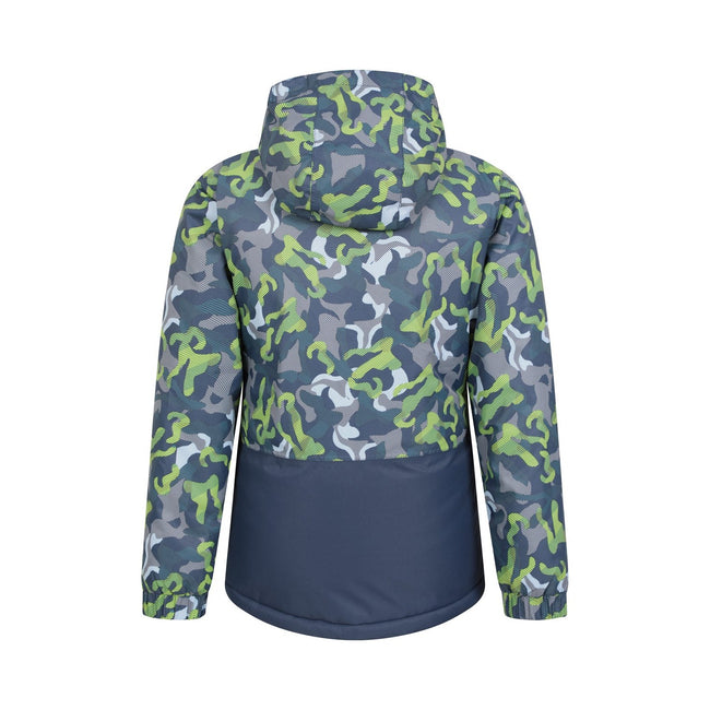 Navy - Back - Mountain Warehouse Childrens-Kids Vail Ski Jacket