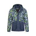 Navy - Pack Shot - Mountain Warehouse Childrens-Kids Vail Ski Jacket