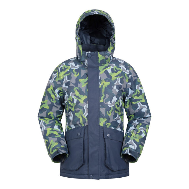 Navy - Front - Mountain Warehouse Childrens-Kids Vail Ski Jacket